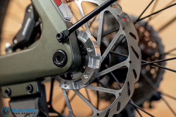 Aventon Aventure 3 Mid-Drive wheel lock