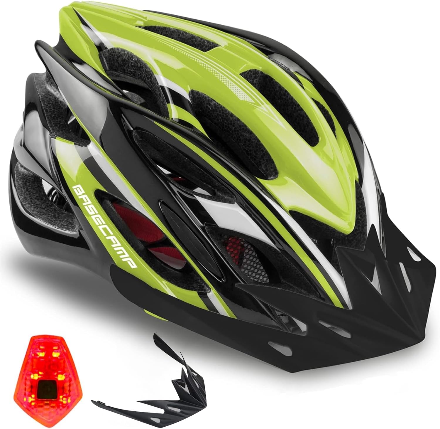 Basecamp helmet recall notice on Amazon product listing page