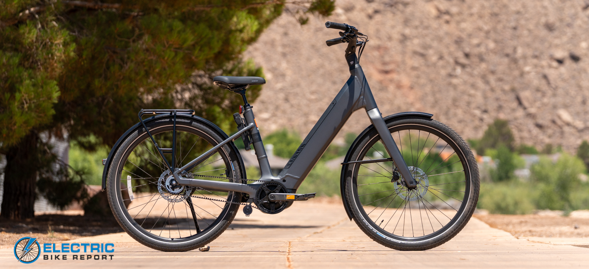 Canyon Precede:ON Comfort 7 electric bike hero shot