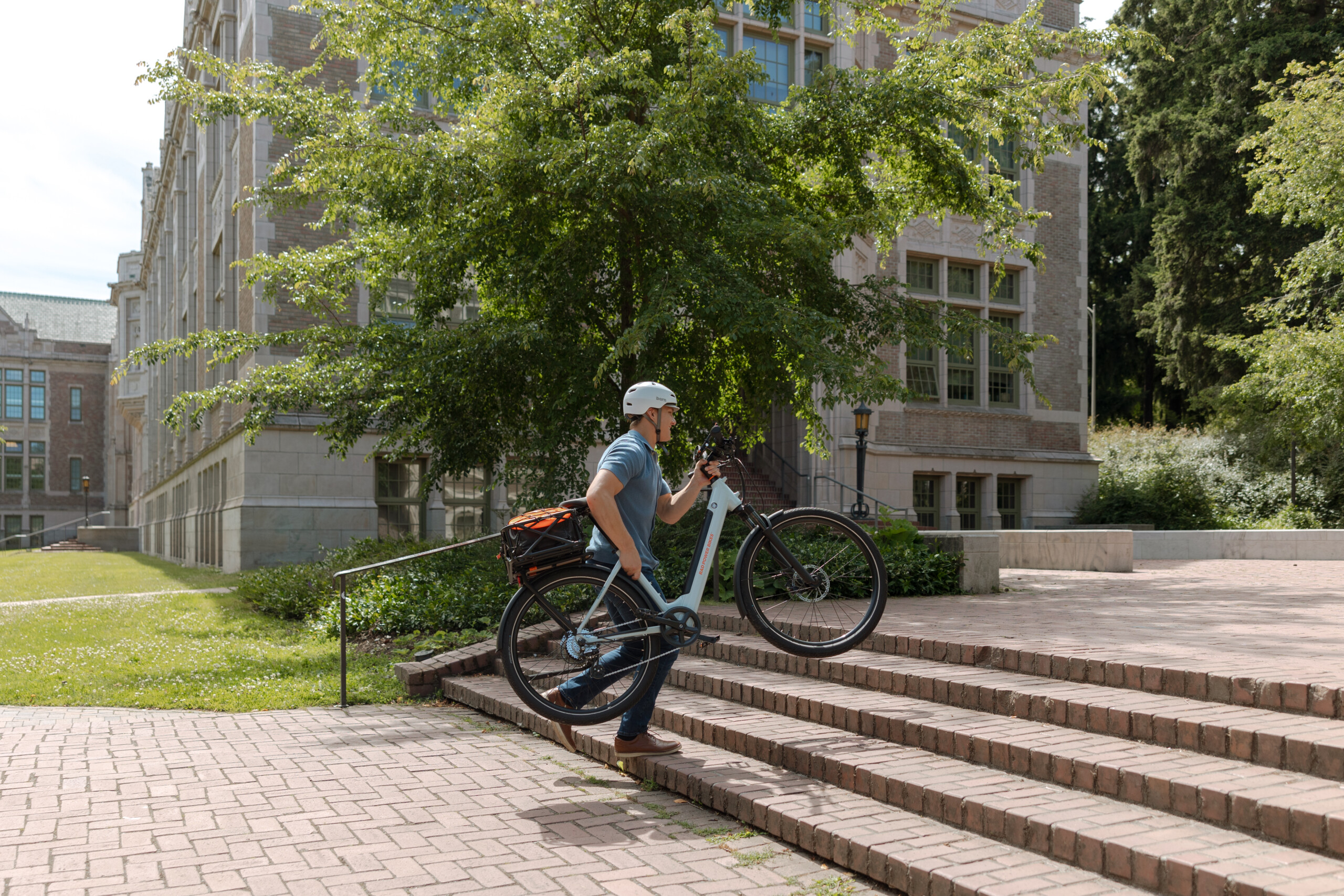 Carrying the RadKick E-Bike