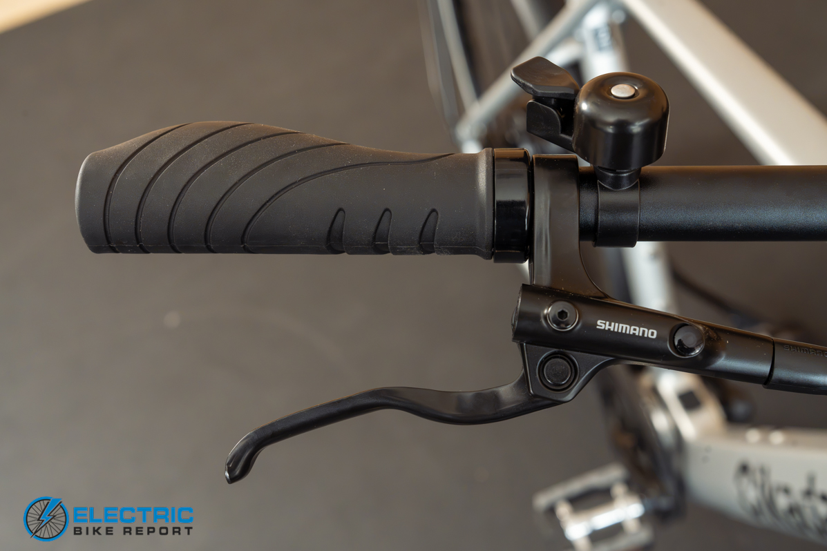 Cikada Urban Cruise electric bike brake lever and hydraulic brake system detail