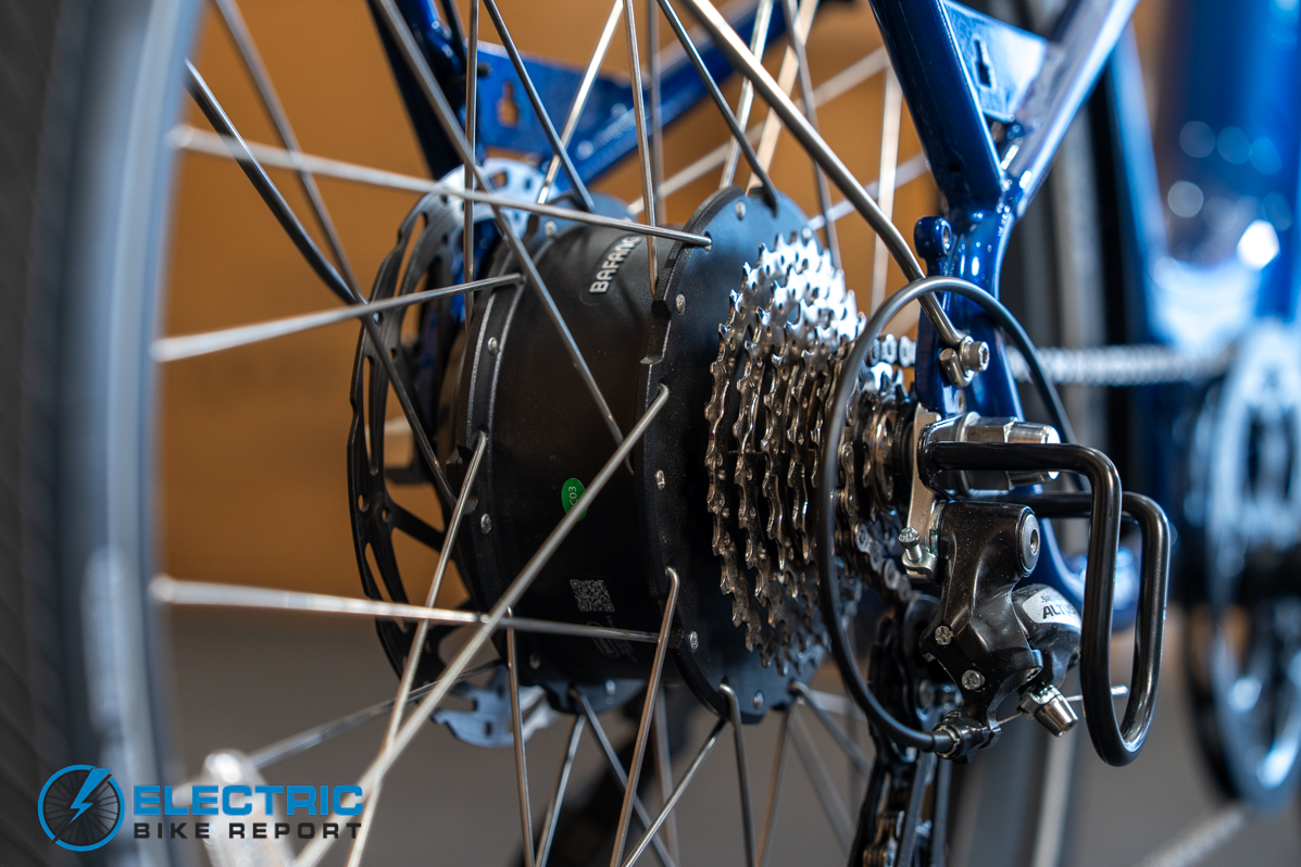 Euphree City Robin 3 rear cassette close-up showing gear cluster detail