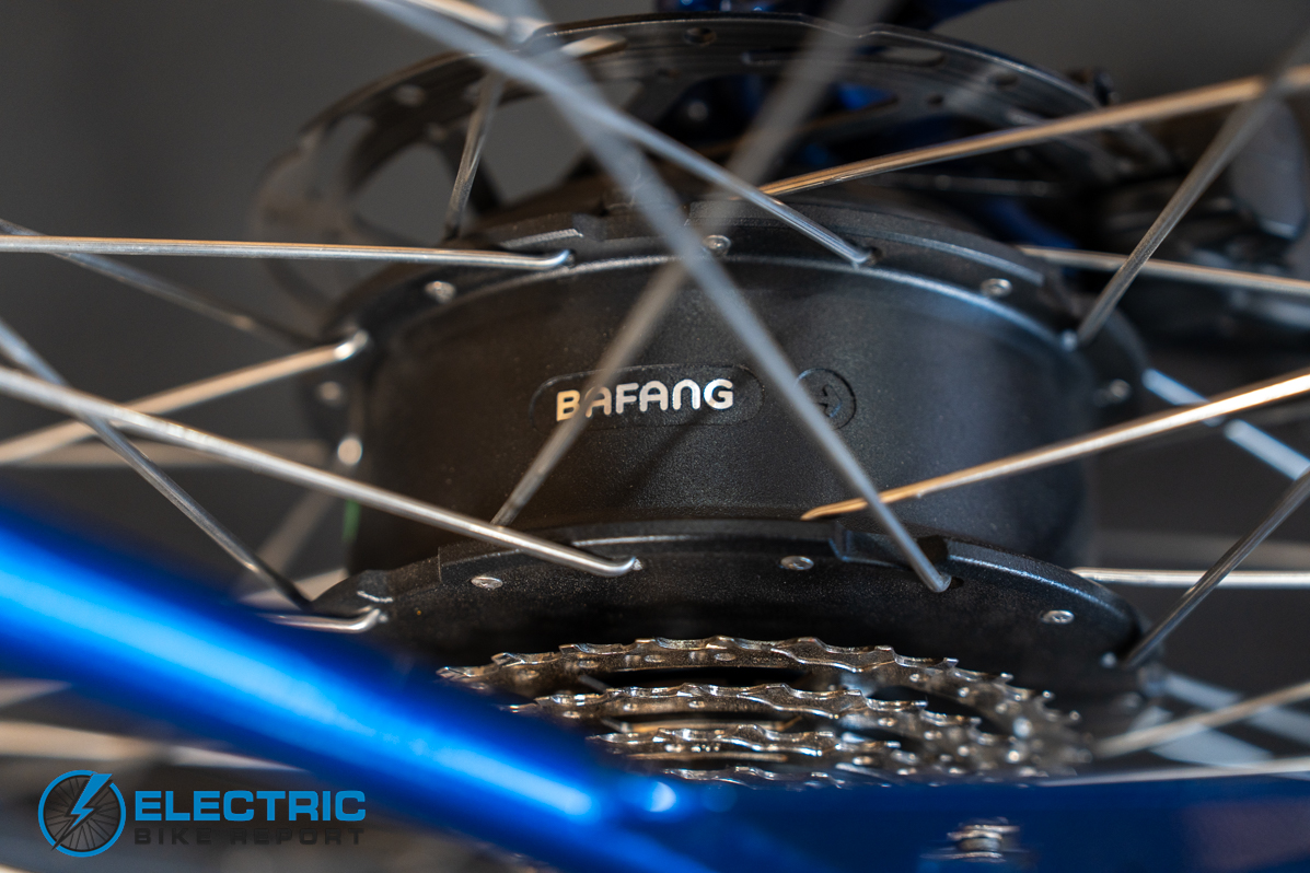 Euphree City Robin 3 electric bike motor close-up detail shot