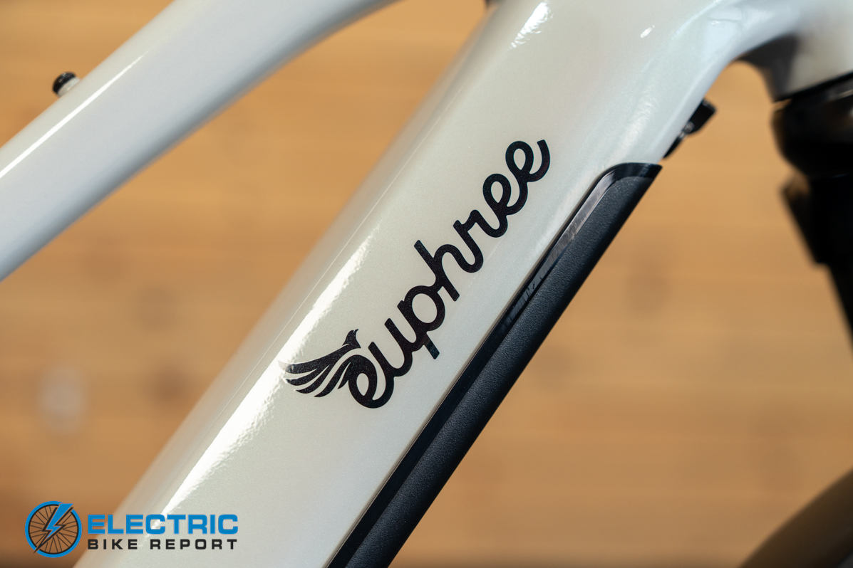 Euphree Stellar Falcon 2 electric bike brand logo badge detail