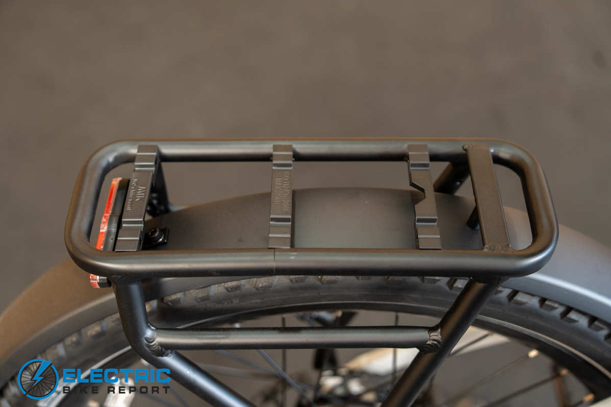 Euphree Stellar Falcon 2 rear rack detail view on electric bike