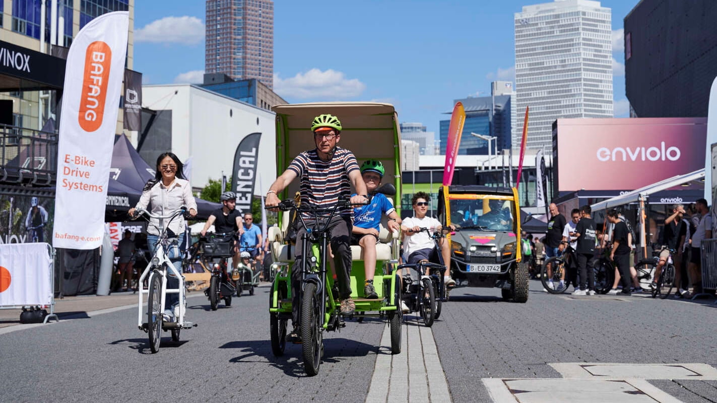 LEVA EU booth display at Eurobike 2025 trade show