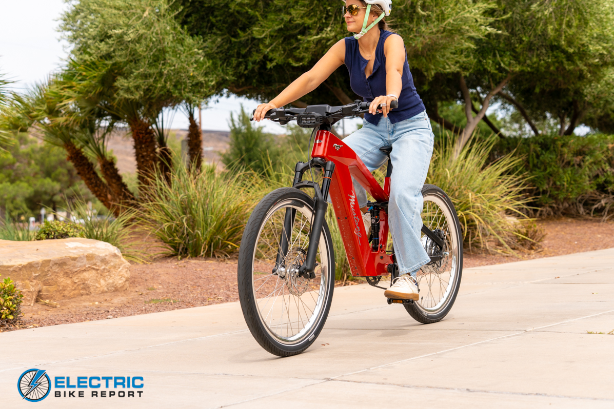 N+ Ford Mustang electric bike hero shot overview image