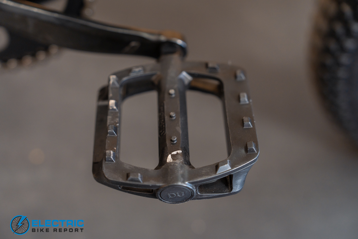 GoTrax Ranger 16 electric bike pedal close-up detail