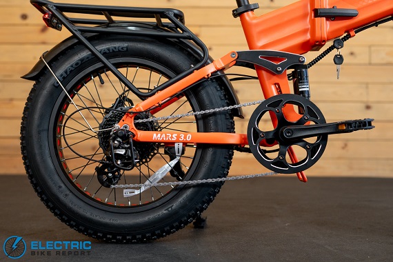 HeyBike Mars 3.0 drivetrain