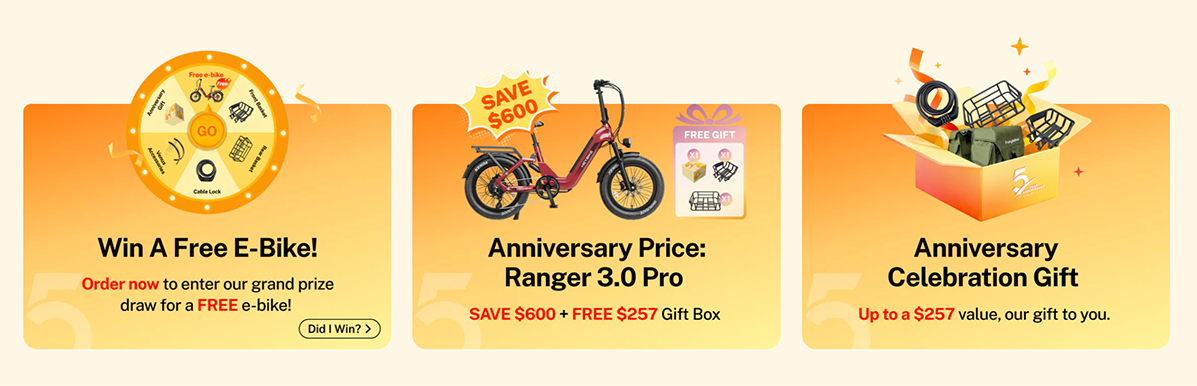 Heybike Anniversary Sale 2026