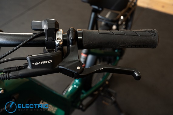 Heybike Omega Series Hybrid Leftside Handlebar Frontside