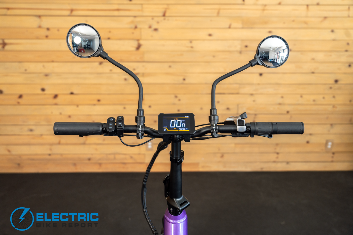 Kingbull Literider 2.0 cockpit showing handlebars display and controls