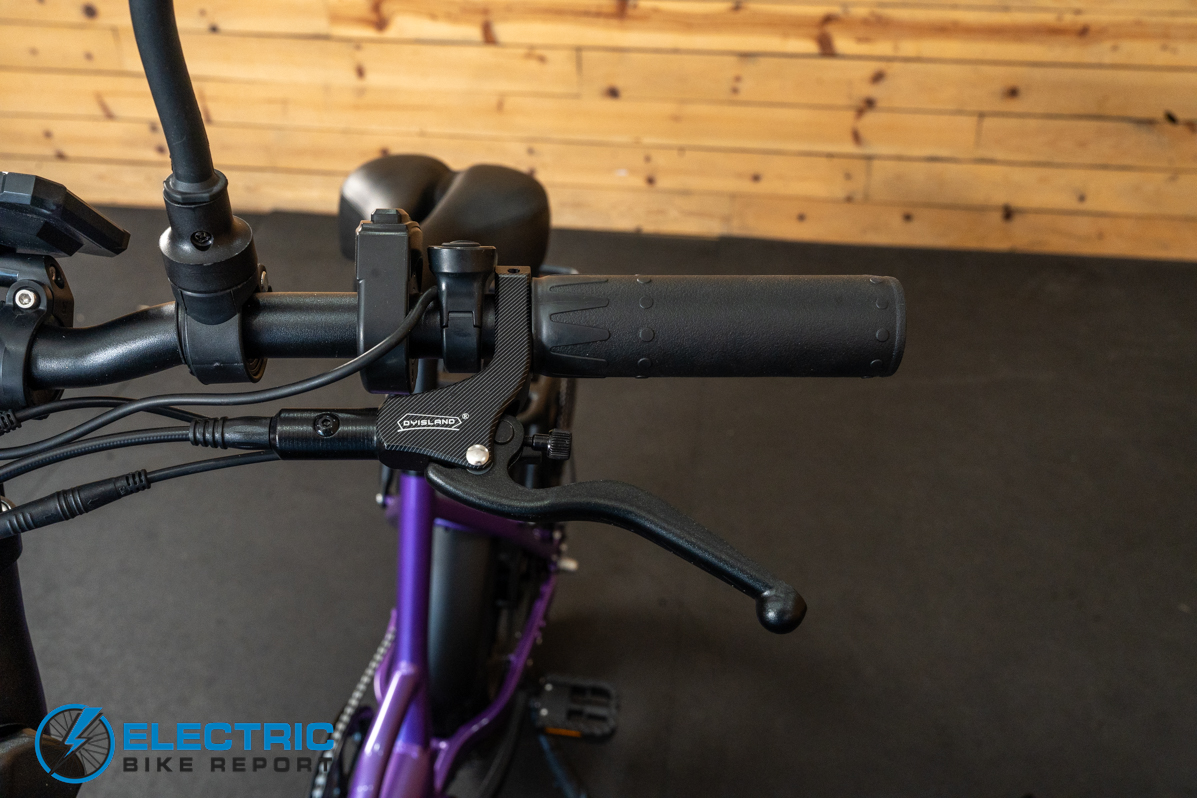 Kingbull Literider 2.0 left side handlebar and front view detail