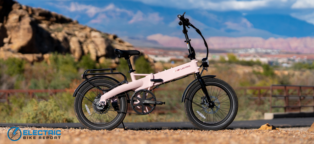 Lectric XP Lite 3 folding electric bike hero shot