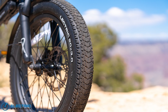 Lectric XP4 tire tread