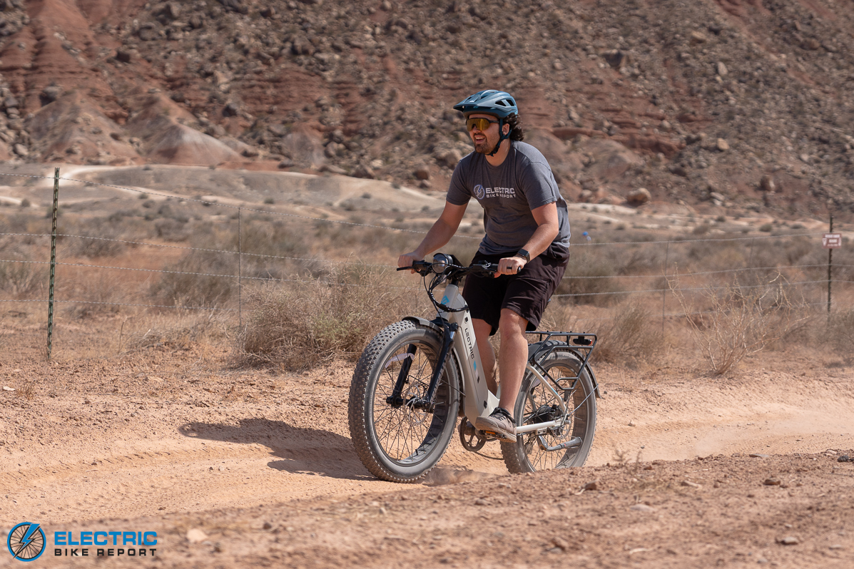 Lectric Xpeak 2.0 ST action dirt-2