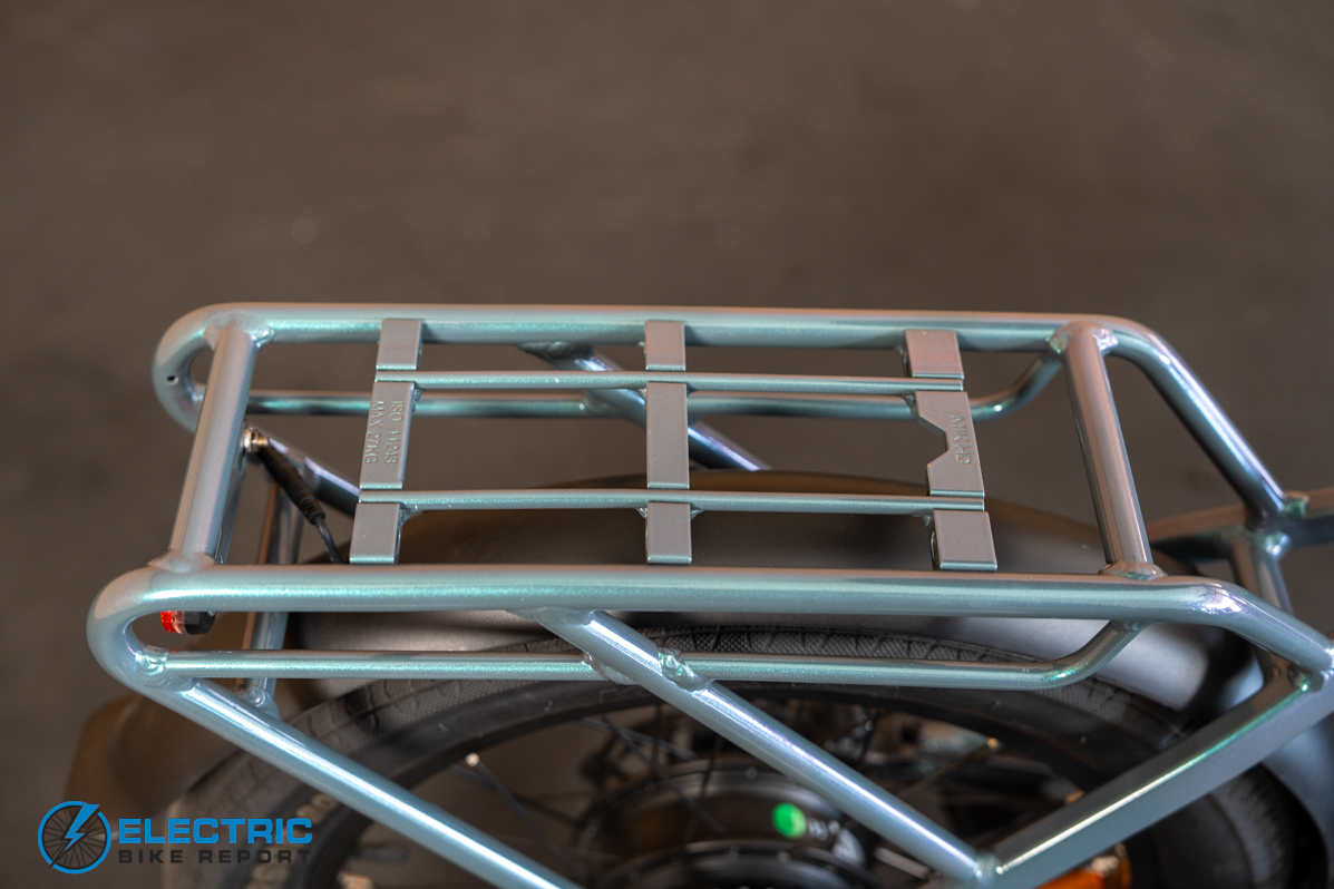 Magnum Pathfinder 2.0 electric bike rear rack close up view