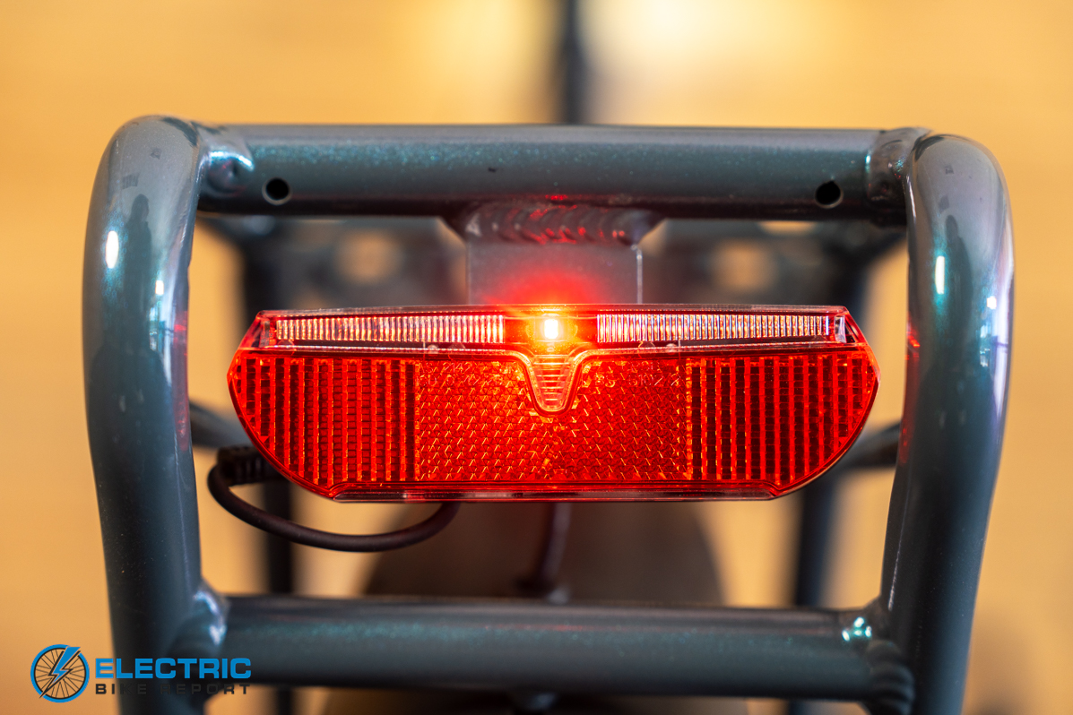 Magnum Pathfinder 2.0 electric bike taillight close-up view