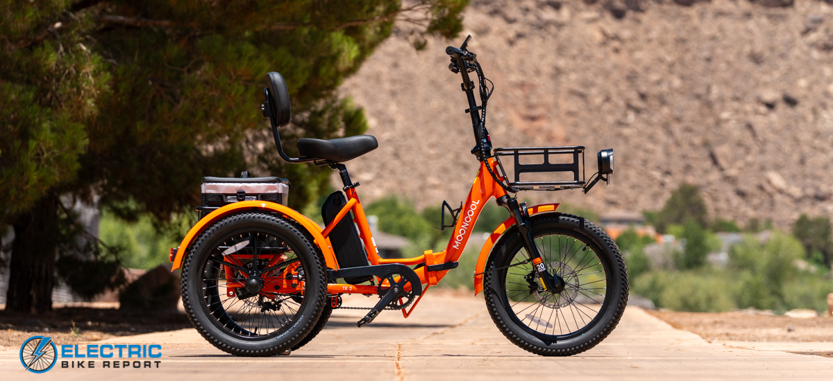 Mooncool TK2 electric bike hero shot front angle view