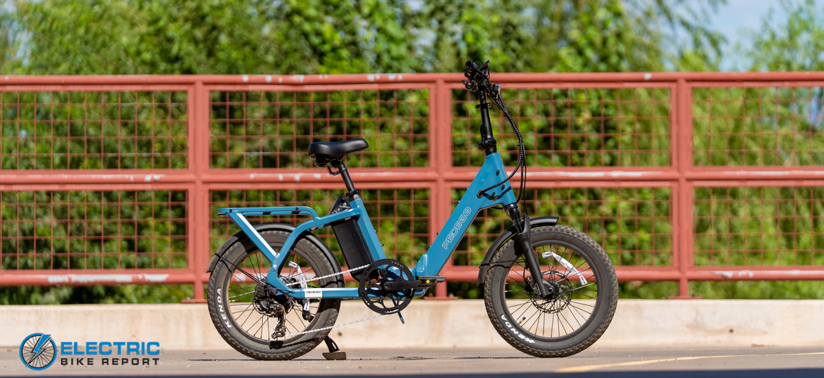 Pedego Latch 2 folding electric bike hero shot