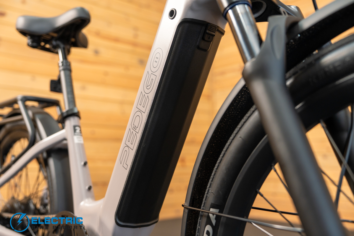 Pedego Ridge Rider 2 battery pack closeup detail