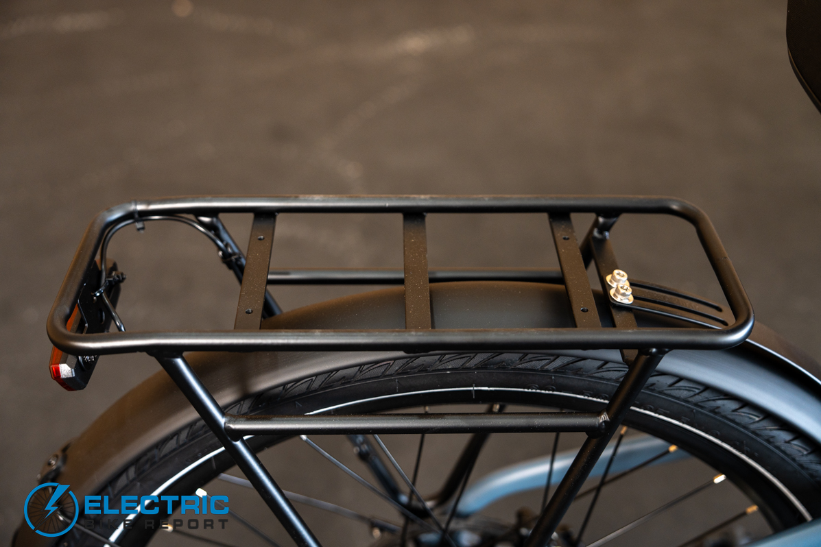 Puckipuppy Poodle electric bike rear rack detail view