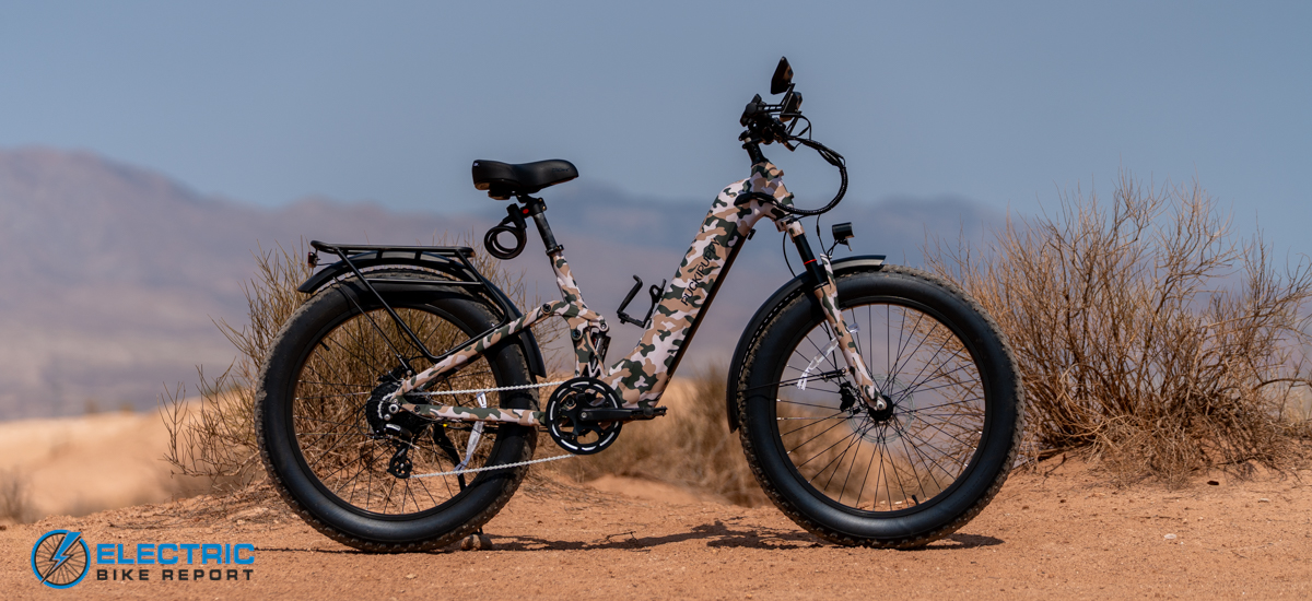 Puckipuppy Labrador Pro ST step-thru electric bike hero shot