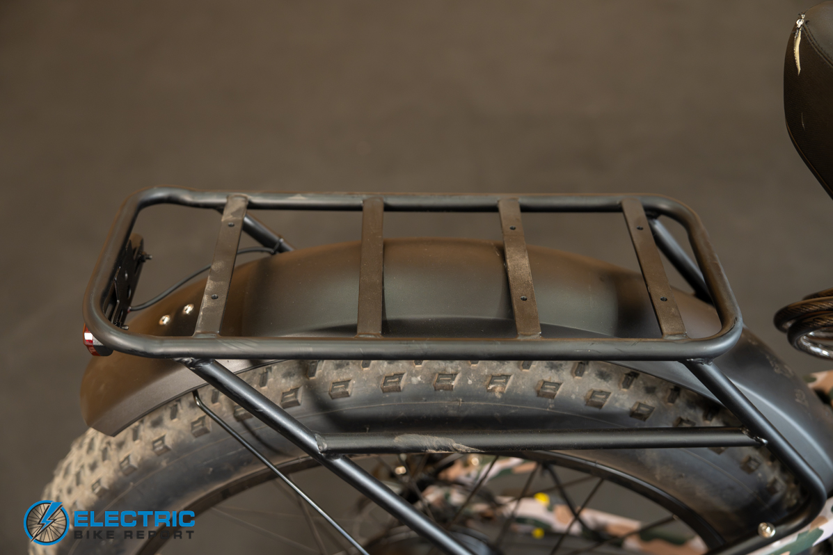Puckipuppy Labrador Pro ST rear rack detail view
