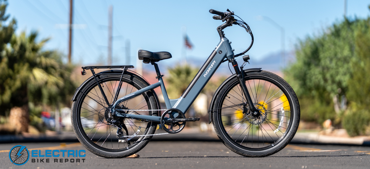 Puckipuppy Poodle electric bike hero image second angle view