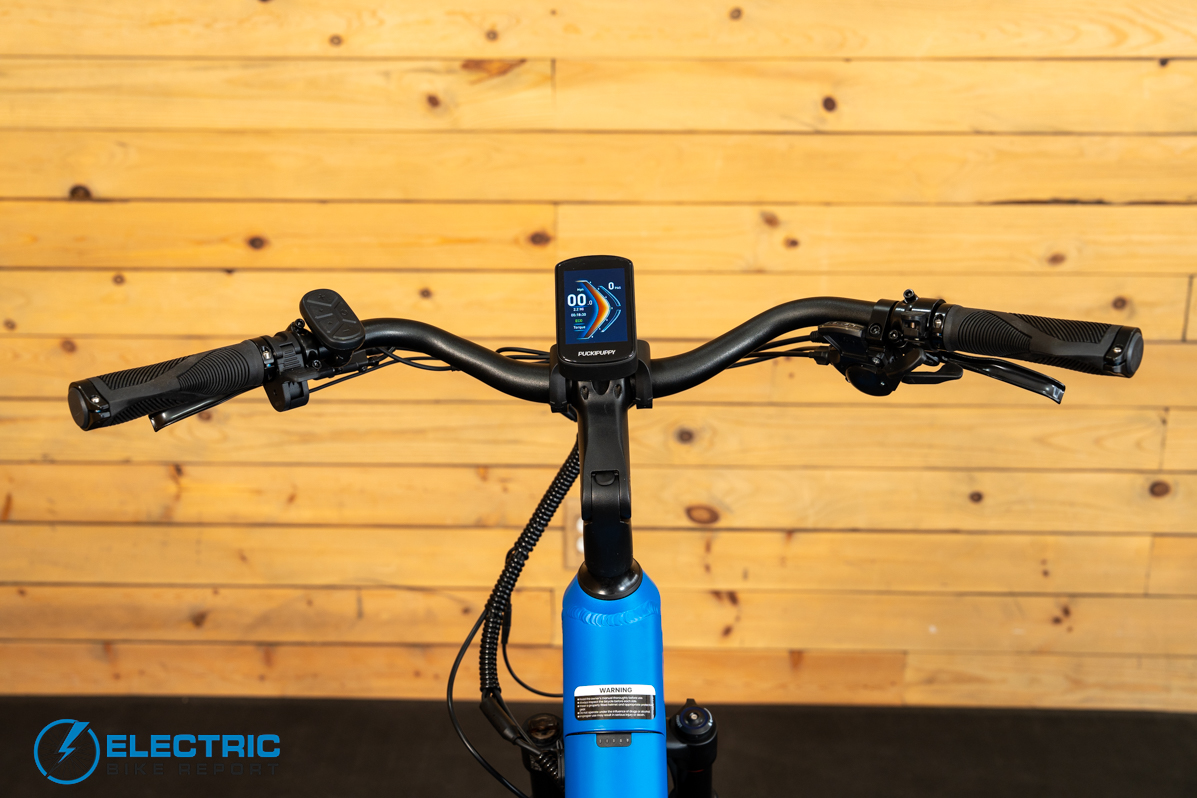 Puckipuppy Poodle Pro electric bike cockpit handlebar display and controls