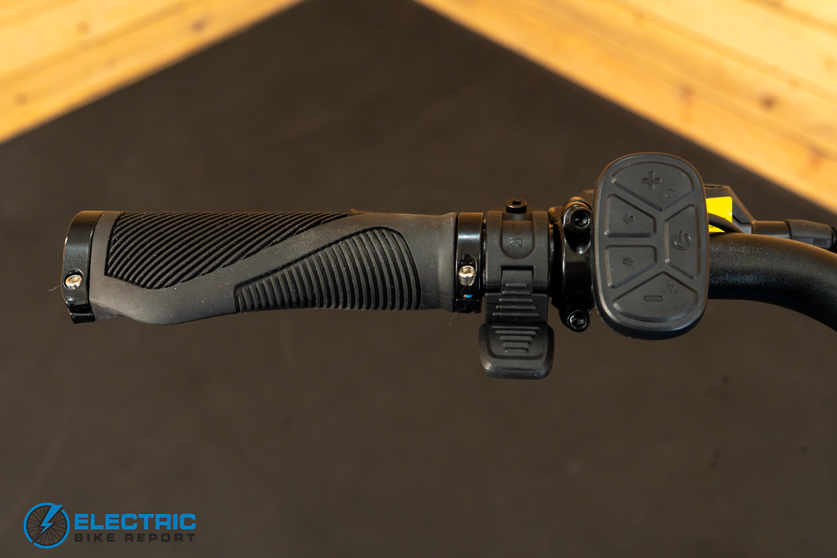 Puckipuppy Poodle Pro electric bike throttle and controller detail view