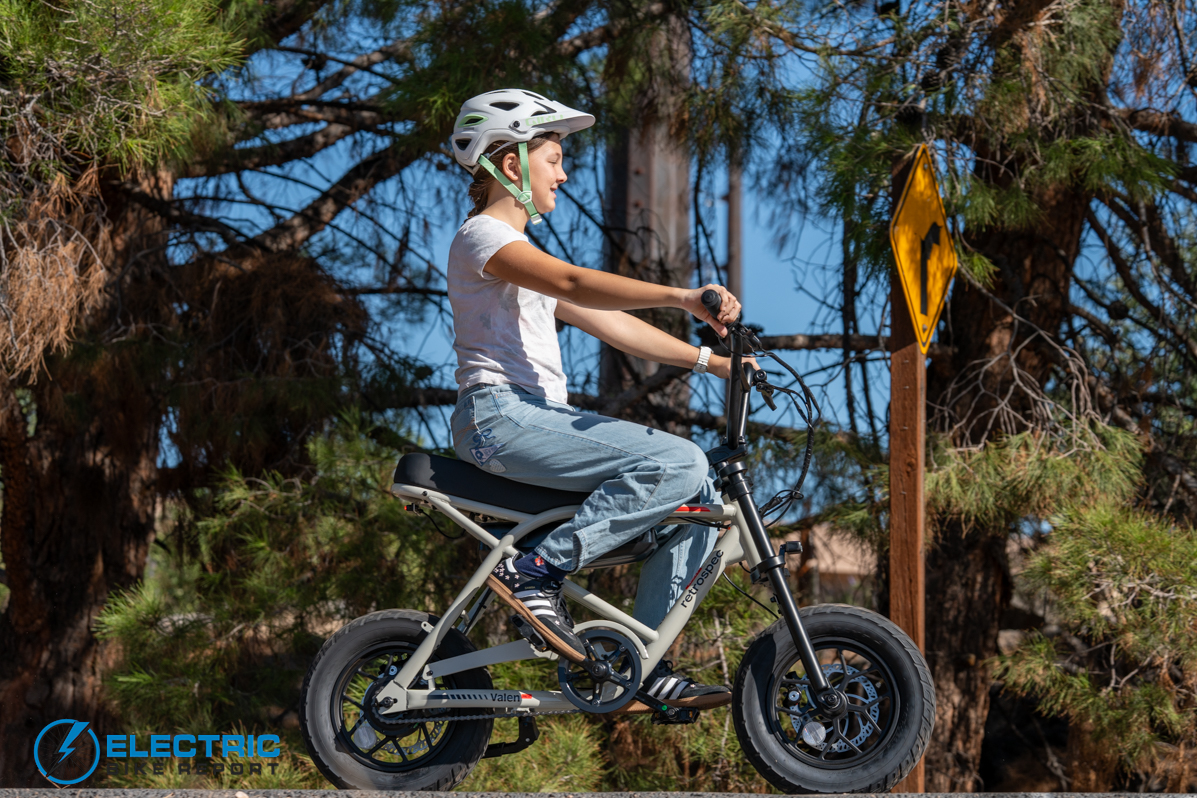 Retrospec Valen Rev 14 electric bike third angle view