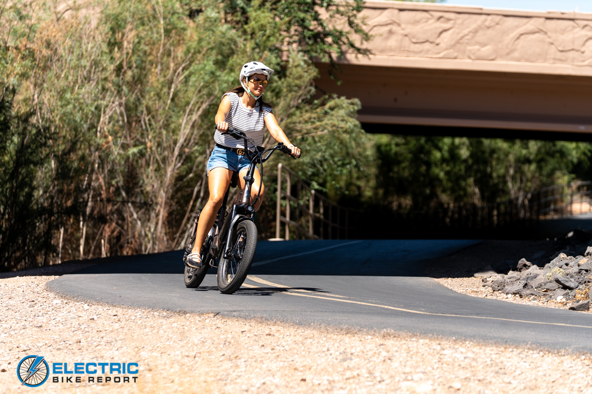 Ride1Up Portola electric bike full view overview shot