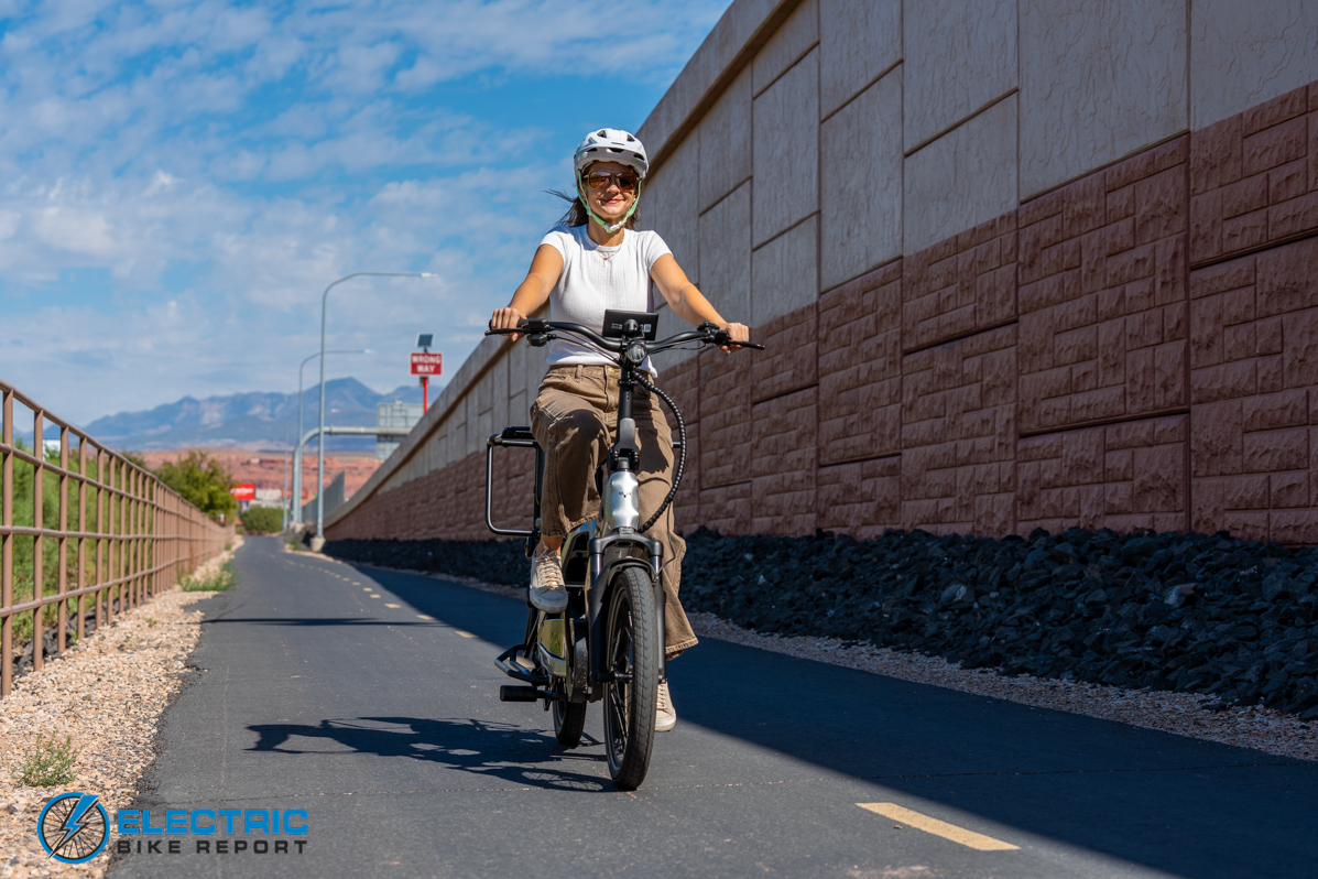 Tarran L1 electric bike detail view showing design and component features
