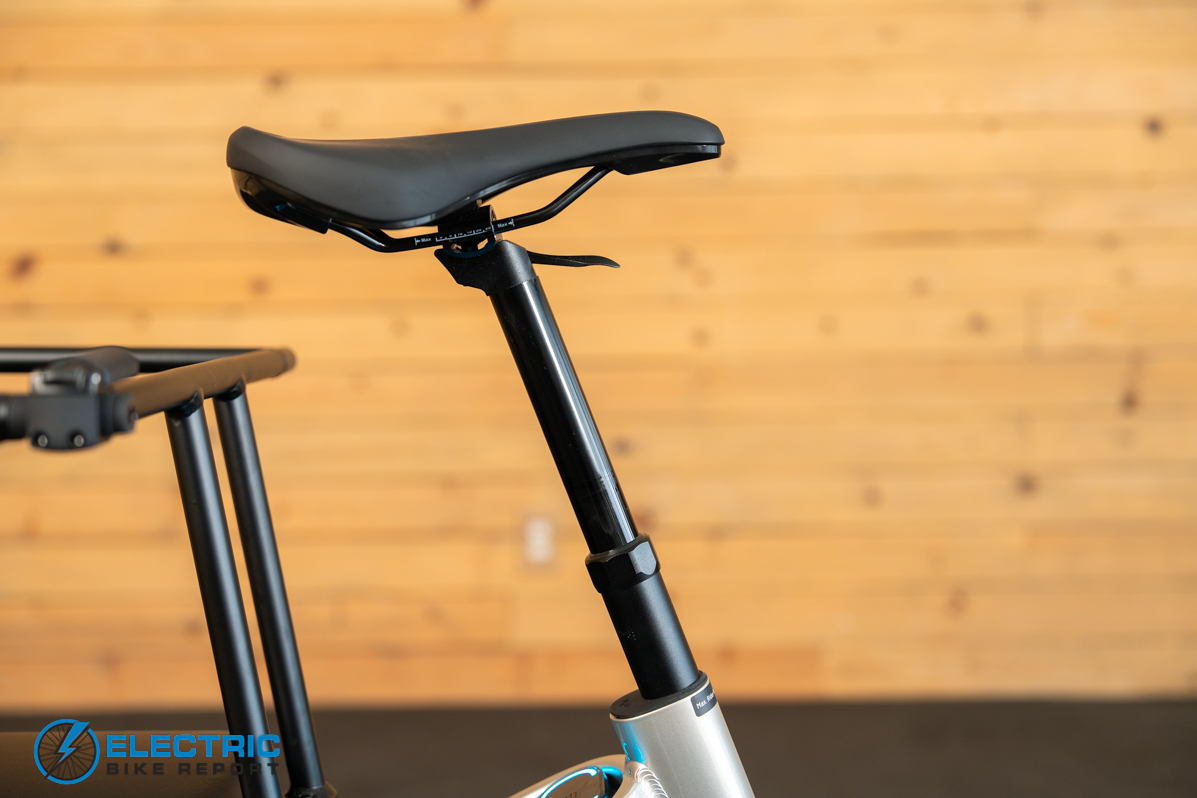 Tarran L1 electric bike saddle close-up review