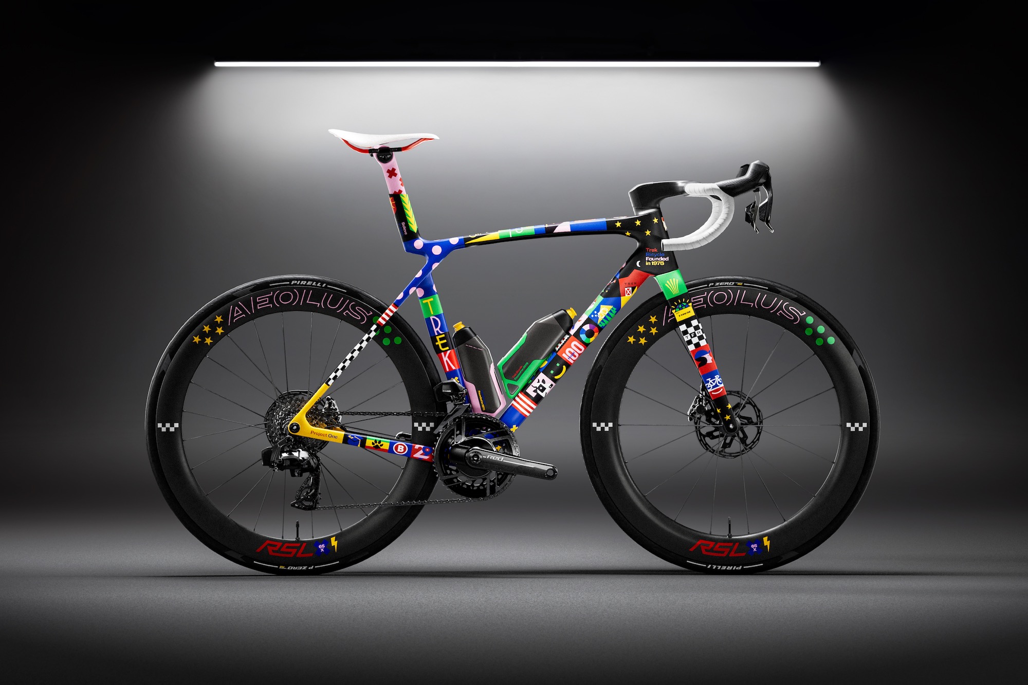 Trek Madone road bike celebrating Trek's 50th anniversary