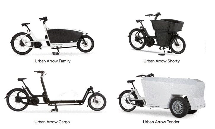 Urban Arrow electric cargo bike recall notice from Urban Arrow manufacturer