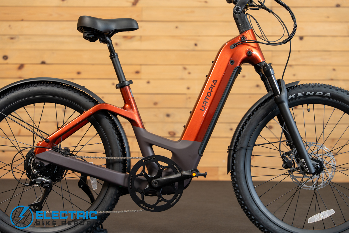 Urtopia Carbon Atom electric bike detail shot image 5