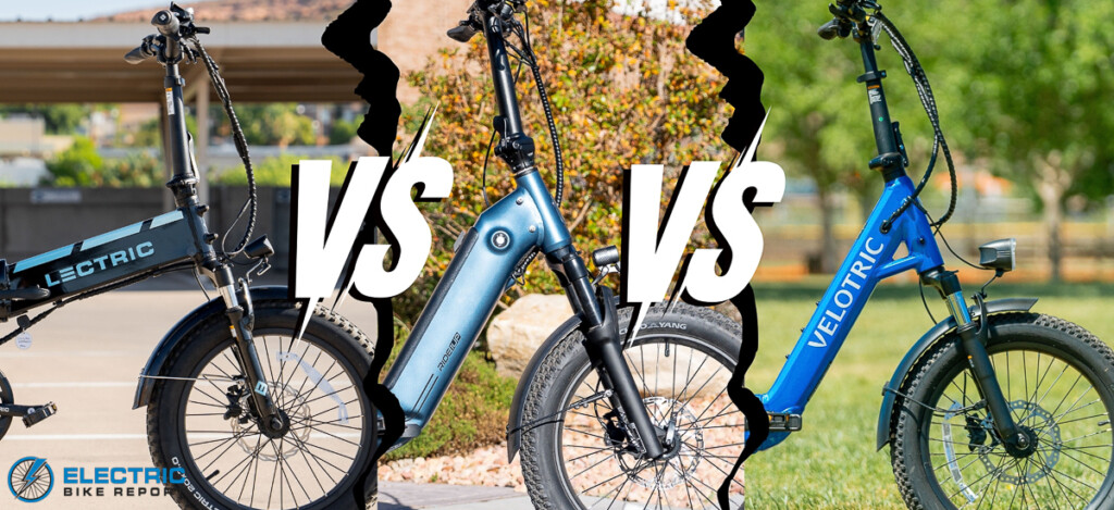 Lectric XP 3.0 vs Ride1Up Portola vs Velotric Fold 1 Comparison Review